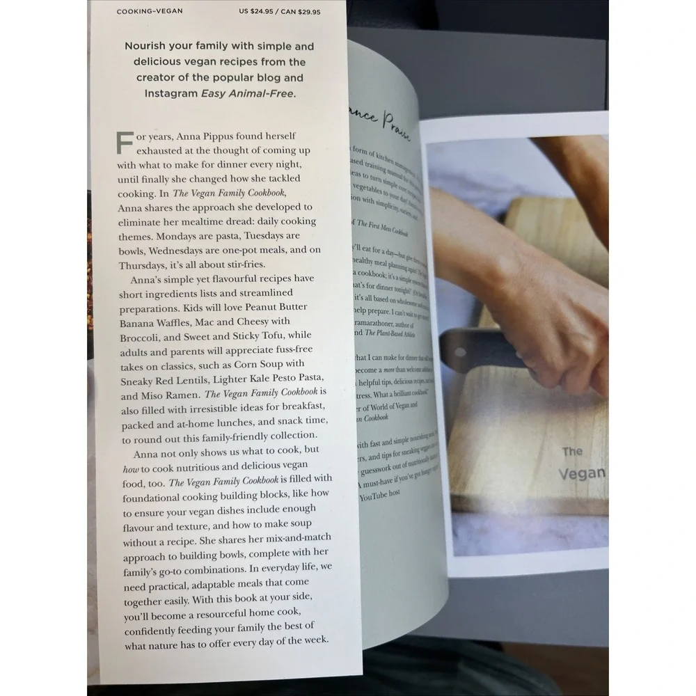 Vegan Family Cookbook : Simple, Balanced Cooking for Real Life by Anna Pippus...